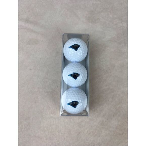 NFL Panthers Golfballs Pack of 3 - Picture 1 of 4